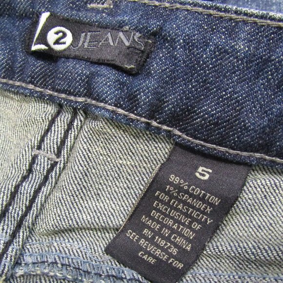 NWT Z2 Denim Jean Shorts Distressed Size 5 - Picture 4 of 5